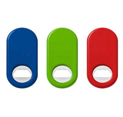 STAM Bottle Opener Assorted Color (Red/Green/Blue) (Pack of 1 PC), Assorted Color) can Opener