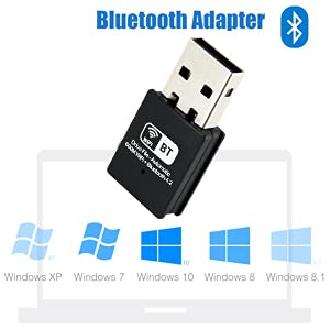 USB Bluetooth 4.2 WiFi Adapter AC 150Mbps for PC, Wireless Wi-Fi Dongle Dual Band 2.4G Support Windows 10/8.1/7 / XP/Vista/Mac OS