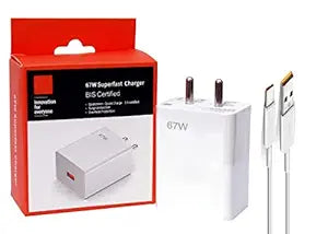 67W SuperFast Charger Adapter and Type C Cable Compatible with 11 Lite NE 5G, 9 Pro, Note, Note10, 10Pro, Note10