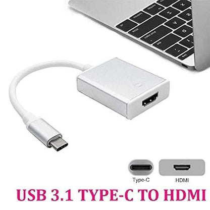 USB C to HDMI Adapter, Aluminum Portable USB C Adapter, Supports 1080p 60Hz, 4K 30Hz, for MacBook Pro, MacBook Air, Pixelbook, XPS, Galaxy S22 S23, S24