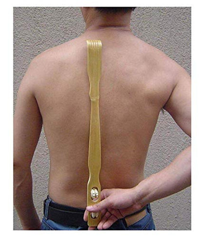 Wooden Back Manual Scratcher/Itcher for Body Massage pack of 2