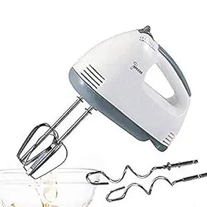 Scarlett Electric Egg Beater Scarlet Hand Mixer for Cake Making with Stainless Steel Hooks Set & 7 Speed Egg Beater