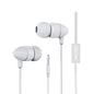 Universal 3.5mm Jack Best Sound Earphone for All Smartphone in Ear Headphone Compatible with Mic, White