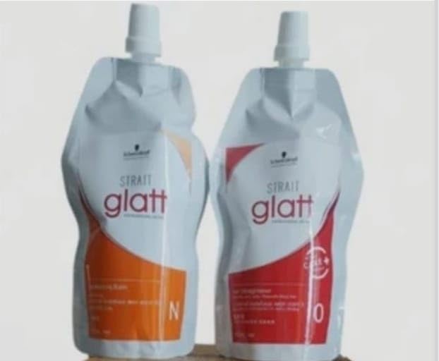 HAIR STRAIGHTENING CREAM GLATT (0) 400ml AND NEUTRALIZER (N) 400ml