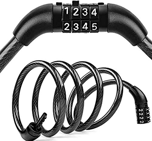 Multipurpose Universal Number Chain Cable Bike/Bicycle Helmet Lock Heavy Duty, Security Number Lock for TVS Apache, Bajaj Pulsar, Hero Splendor, Hero HF Deluxe, Honda CB Shine, TVS Raider