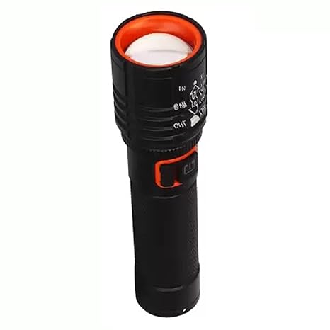 Nissi Mini Flashlight | Desk Lamp Light with Gift Box.Focus Zoom Torch Light with 3 Modes Adjustable for Emergency Activities (MZ-035)