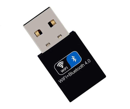 USB Bluetooth 4.2 WiFi Adapter AC 150Mbps for PC, Wireless Wi-Fi Dongle Dual Band 2.4G Support Windows 10/8.1/7 / XP/Vista/Mac OS