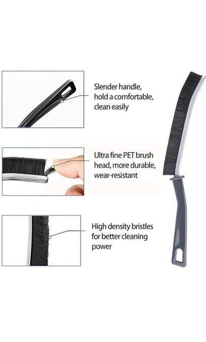 Gap Cleaning Brush,Bathroom Gap Cleaning Brush,Clean Dead Corners of Kitchen Tiles,Multi-Purpose Door Window Track Deep Cleaning Brush (Gap Brush), with a Wall Hook