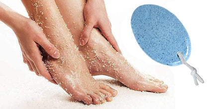 Pumice Stone for Feet, Lava Pedicure Tools Hard Skin Callus Remover for Men/Women Feet and Hands - Natural Foot File Exfoliation to Remove Hard Skin, Dead Rough Skin Small Size (Blue) Pack of 3