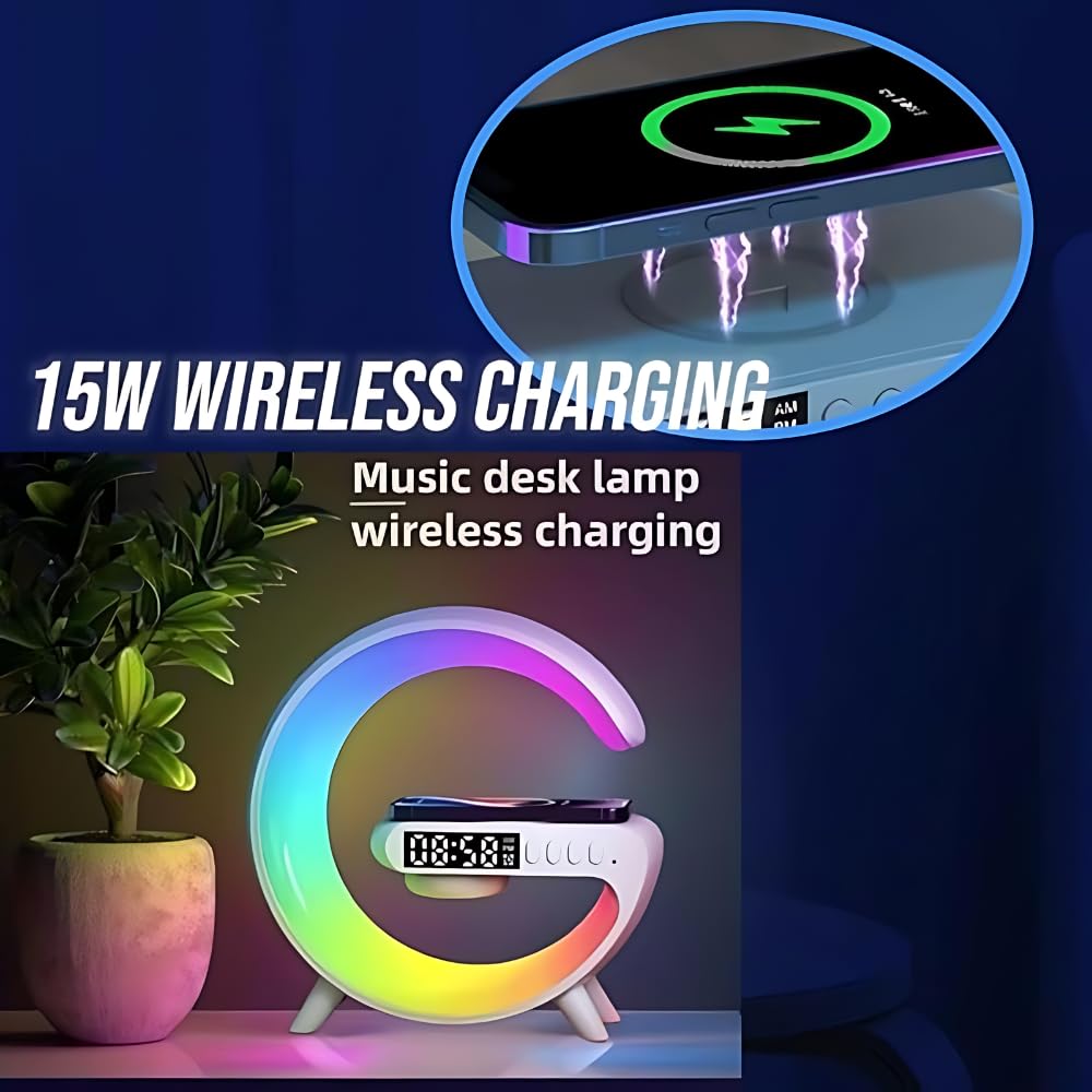 R World LED Wireless Charging Speaker, Model No. KT-125, Multiple Color Selections |