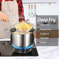 Stainless Steel Strainer Combo Deep Fry Jhara for Frying Kitchen Puri Strainer Kitchen Multipurpose Sieve