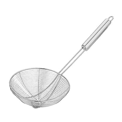 Stainless Steel Strainer Combo Deep Fry Jhara for Frying Kitchen Puri Strainer Kitchen Multipurpose Sieve