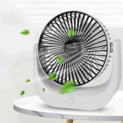 Portable Rechargeable Desk Fan: Mini Fan for Wide Angle Cooling on Your Favourite Place BEST FOR GIFTING YOUR Friends/relatives/Collegues