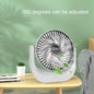 Portable Rechargeable Desk Fan: Mini Fan for Wide Angle Cooling on Your Favourite Place BEST FOR GIFTING YOUR Friends/relatives/Collegues