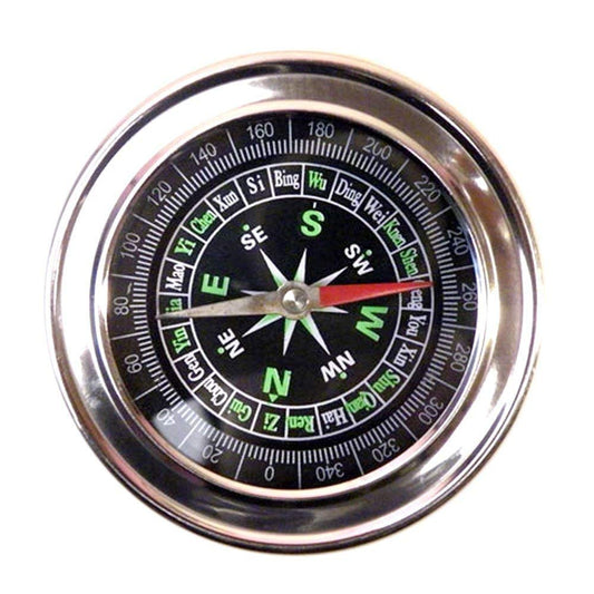 Stainless Steel Directional Pocket Magnetic Compass/Magnetic Compass Direction,7.5 * 7.5 * 1.2 cm