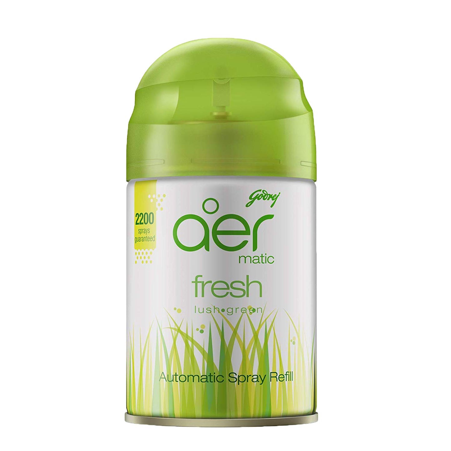 aer Matic Refill - Automatic Room Fresheners | Fresh Lush Green | 2200 Sprays Guaranteed | Lasts up to 60 days (225ml)