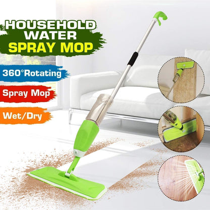 Microfiber Floor Cleaning Spray Mop with Removable Washable Cleaning Pad and Integrated Water Spray Mechanism,360 Degree Easy Floor Cleaning i31(Multicolour)