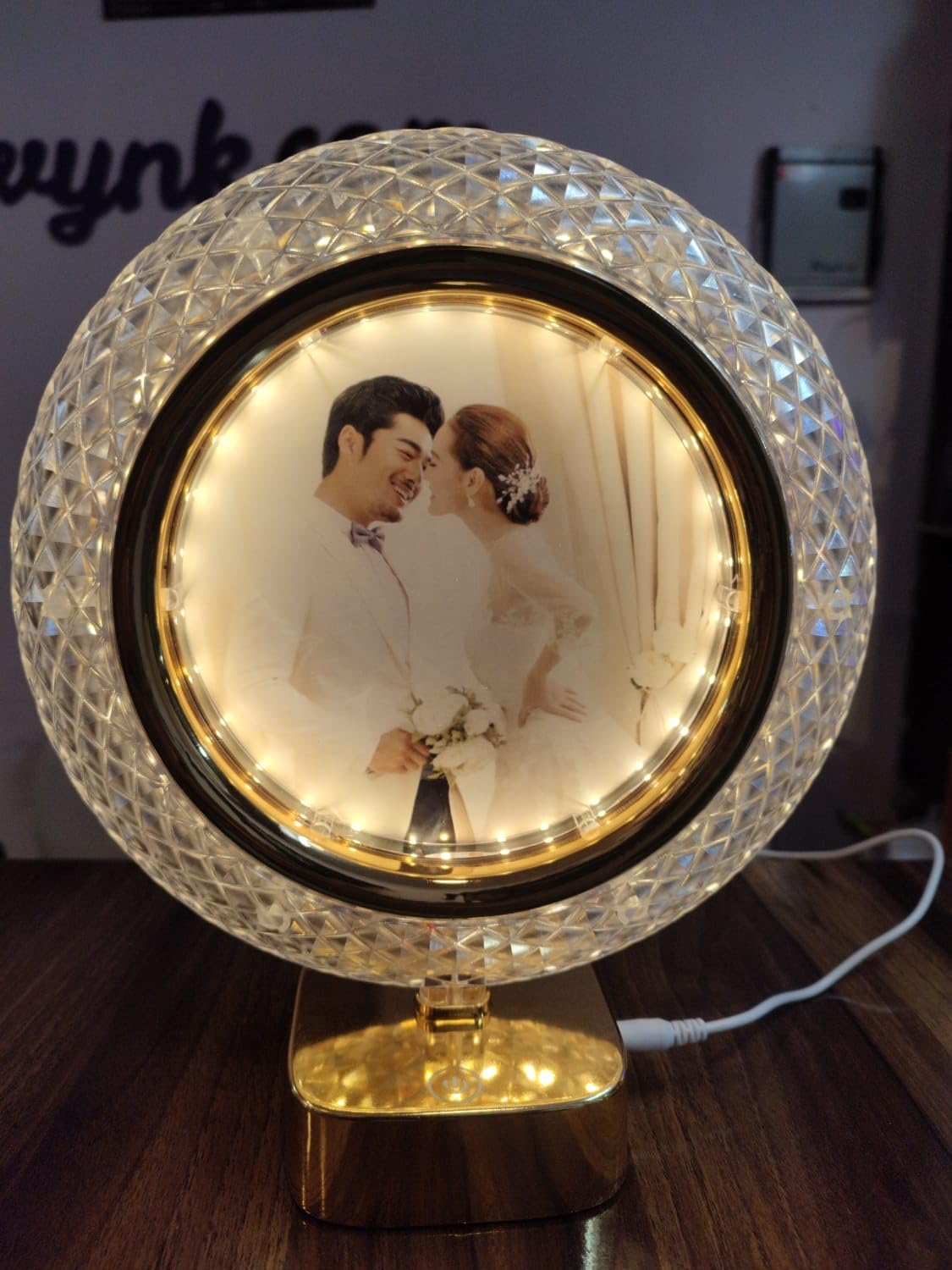 Occasion LED Lamp Photo Frame for Birthday Gift with 3 Colour Shades Photo Frame | Home Decor | Anniversary Gift | Gifts for Couples