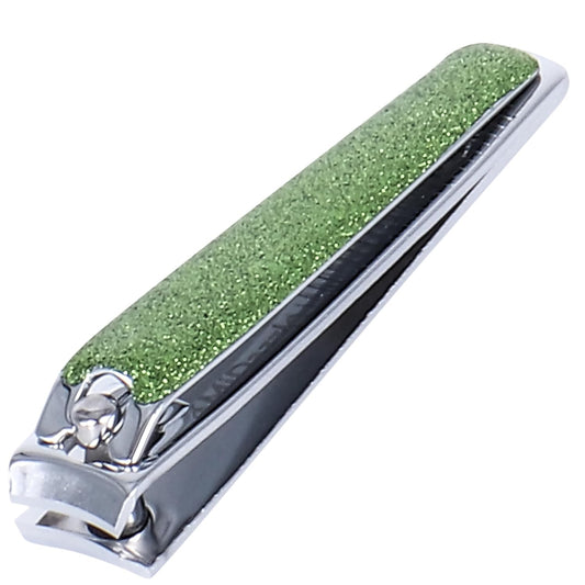 Large Nail Clipper/Cutter (Silver-Green) - Pack of 2