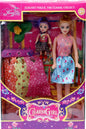 Beautiful Doll Toy for Girls with Moveable Doll (Doll with Baby and Dresses)