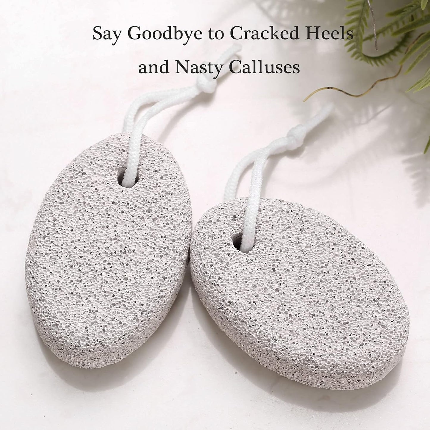 2PCS Natural Pumice Stone for Feet, HOOMBOOM Lava Pedicure Tools Hard Skin Callus Remover for Men/Women Feet and Hands - Natural Foot File Exfoliation to Remove Dead Skin