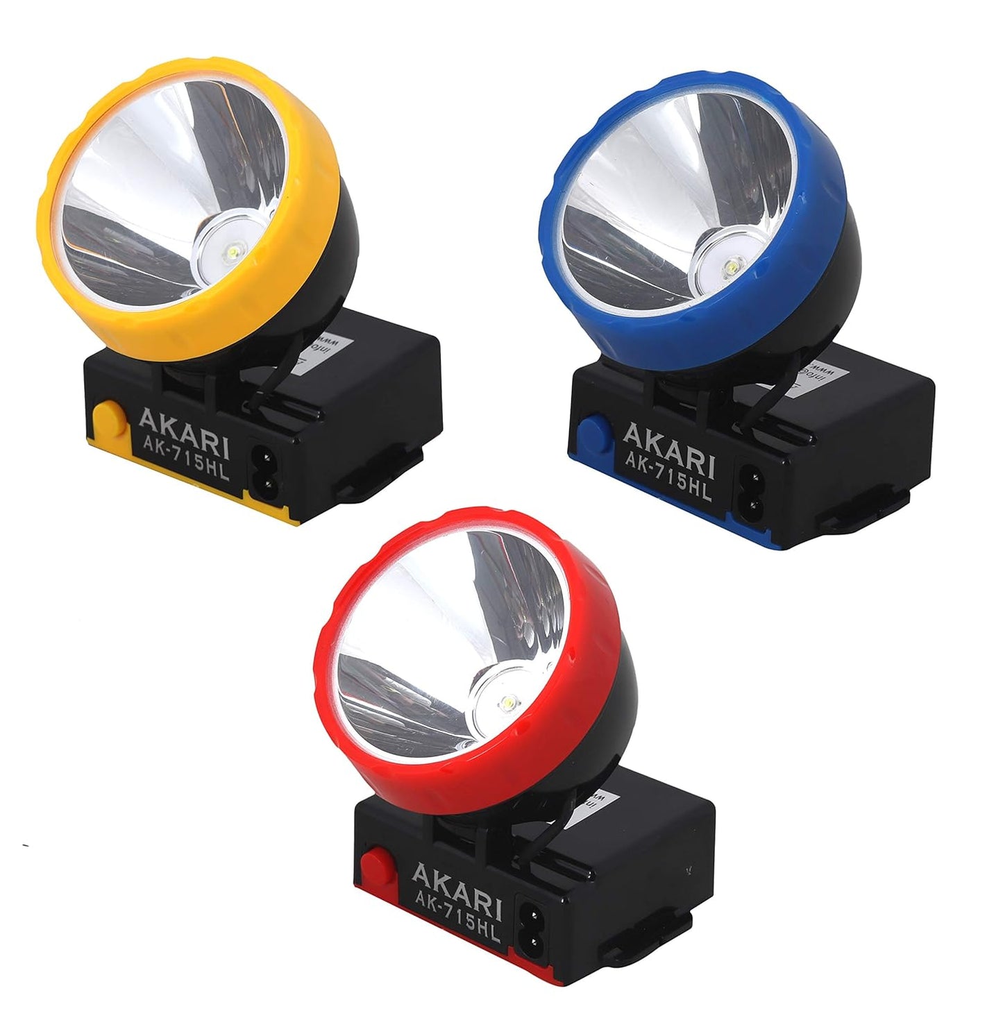 Rechargeable Headlight Torch/Head searchlight 20 W Laser Led, 150 Lumens. Colour Red/Orange/Blue/Yellow, Any one Piece Will be Send as per Availability