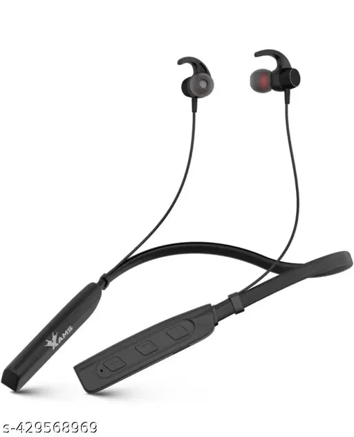 Pro Neckband Wireless With Mic Headphones/Earphones(1) Bluetooth Headset (Black 15HOUR BATTERY BACKUP, In the Ear) multicolour