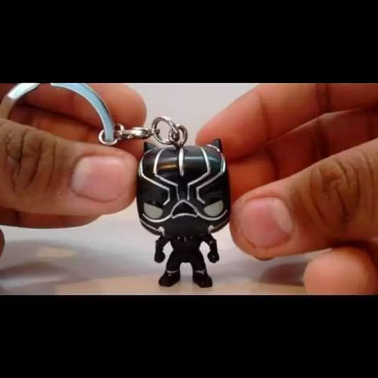 Black Panther inspired Keychain Action Figure Collectible key Chain (3 cm) Key Chain