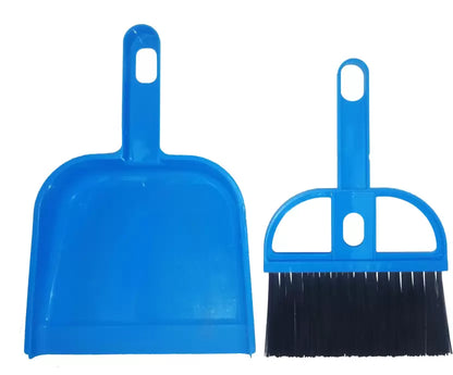 ALB Plastic Dustpan  (Blue, Black)