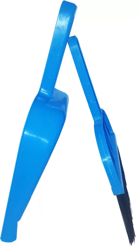 ALB Plastic Dustpan  (Blue, Black)