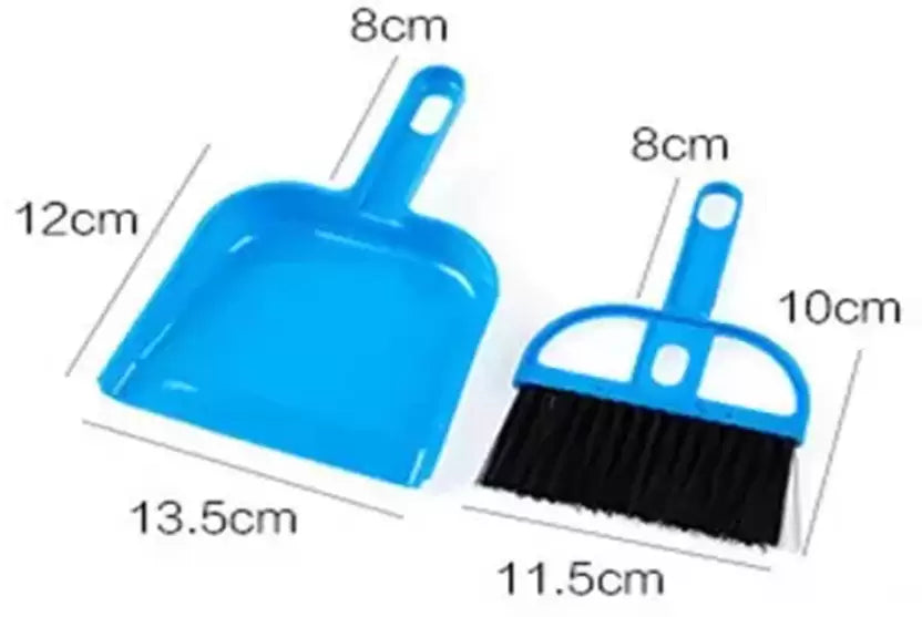 ALB Plastic Dustpan  (Blue, Black)