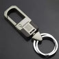 Luxury Keychain Stylish Silver Hook Men Metal Key Holder Romantic Gift, Creative Key Chain