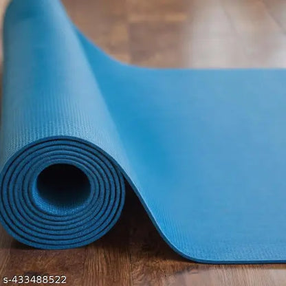 Blue Resilience Yoga Mat for Home & Gym Exercises - EVA Material 6mm