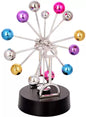 Orbital Kinetic Motion Physics Swinging Toy Science Desk Gifts Decoration Education  (Silver)