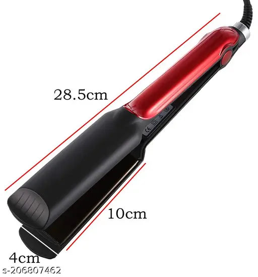 Kemei KM-531 Professional Hairstyling Hair Straightener Hair Portable Ceramic Hair Straightener Hair Straightener  (Red)