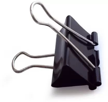 41MM Iron Paper Clip  (Set of 12, Black)