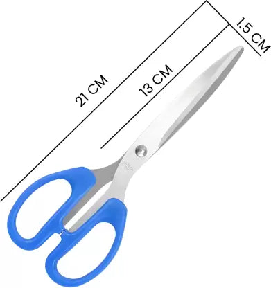 Stainless Steel All-Purpose Scissor  (Blue, Pack of 1)