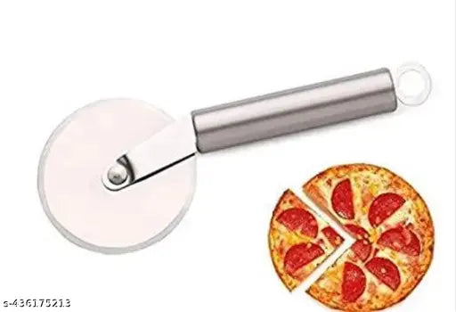 Stainless Steel Pizza Cutter, Pastry Cake Slicer, Sharp, Wheels Type (pack of 2)