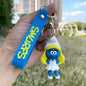 The Smurfs Smurfette 3D Keychain| Strap Charm & Hook |PVC Cartoon Model Toy Gift Key Chain